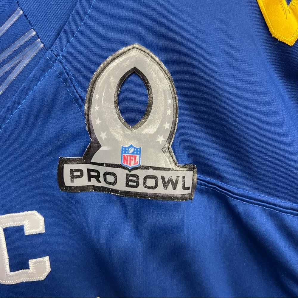 Mens XXL Ezekiel Elliot Pro Bowl Jersey NFC Blue #21 Nike NFL - Picture 10 of 13